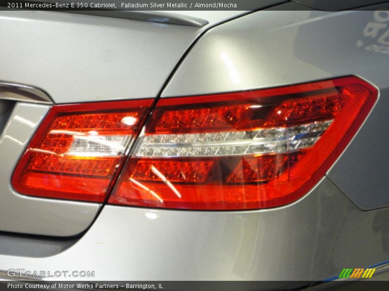 Palladium Silver Metallic / Almond/Mocha 2011 Mercedes-Benz E 350 Cabriolet