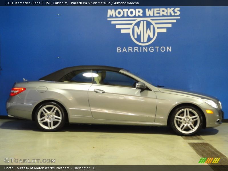 Palladium Silver Metallic / Almond/Mocha 2011 Mercedes-Benz E 350 Cabriolet