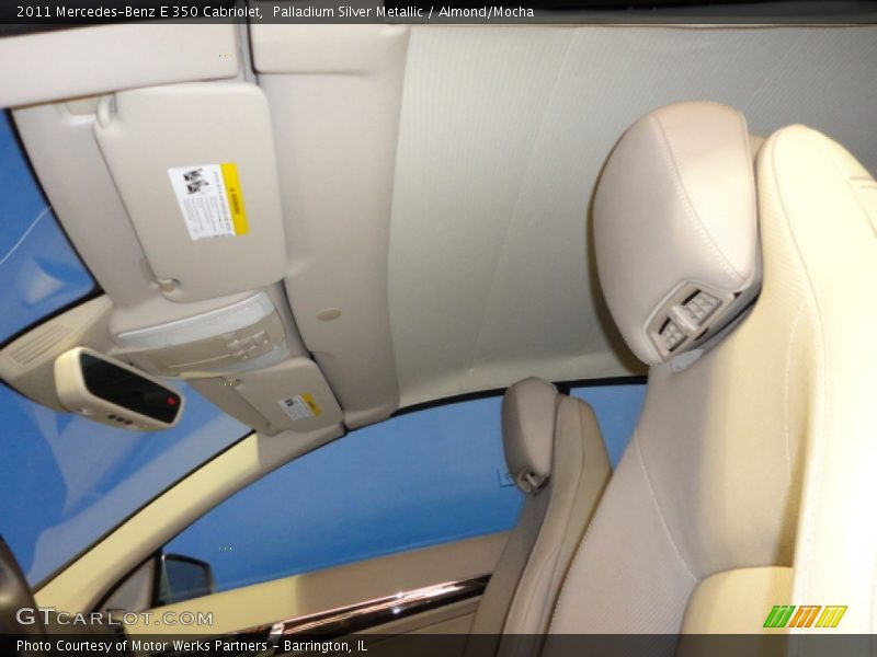 Palladium Silver Metallic / Almond/Mocha 2011 Mercedes-Benz E 350 Cabriolet