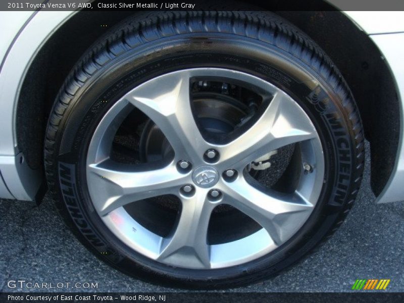 Classic Silver Metallic / Light Gray 2011 Toyota Venza V6 AWD