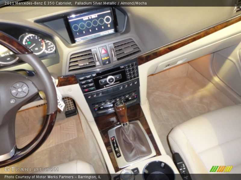 Palladium Silver Metallic / Almond/Mocha 2011 Mercedes-Benz E 350 Cabriolet
