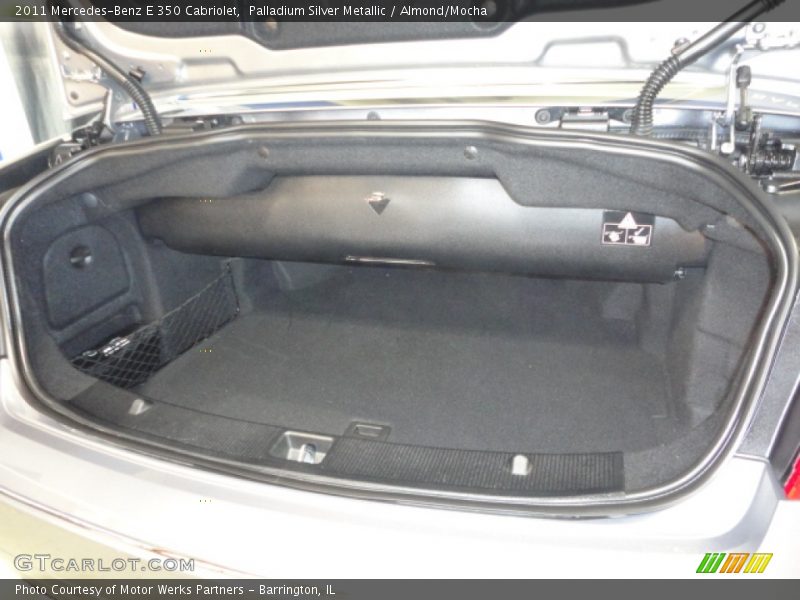 Palladium Silver Metallic / Almond/Mocha 2011 Mercedes-Benz E 350 Cabriolet