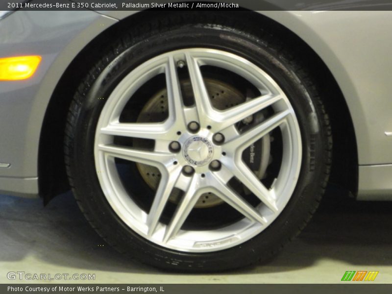 Palladium Silver Metallic / Almond/Mocha 2011 Mercedes-Benz E 350 Cabriolet