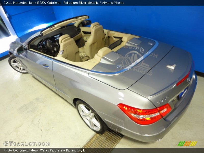 Palladium Silver Metallic / Almond/Mocha 2011 Mercedes-Benz E 350 Cabriolet