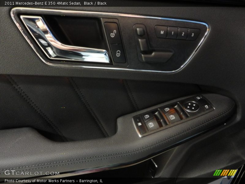 Black / Black 2011 Mercedes-Benz E 350 4Matic Sedan