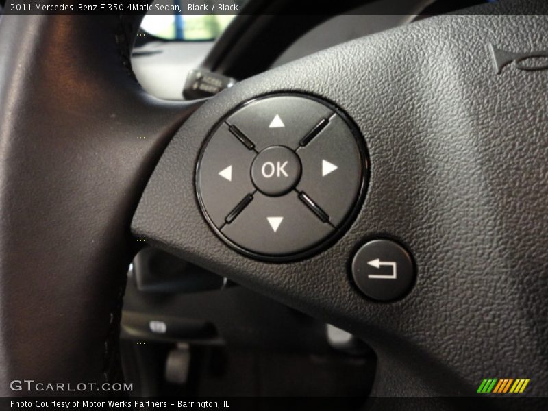 Black / Black 2011 Mercedes-Benz E 350 4Matic Sedan