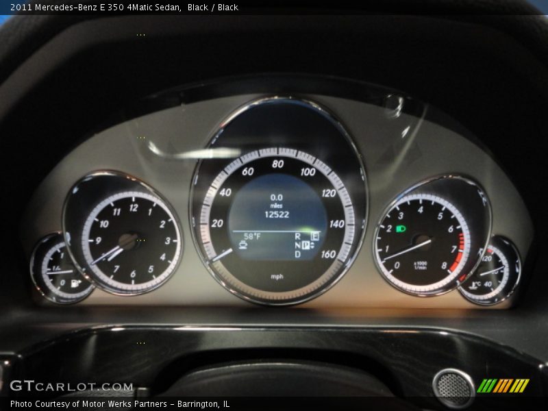 Black / Black 2011 Mercedes-Benz E 350 4Matic Sedan