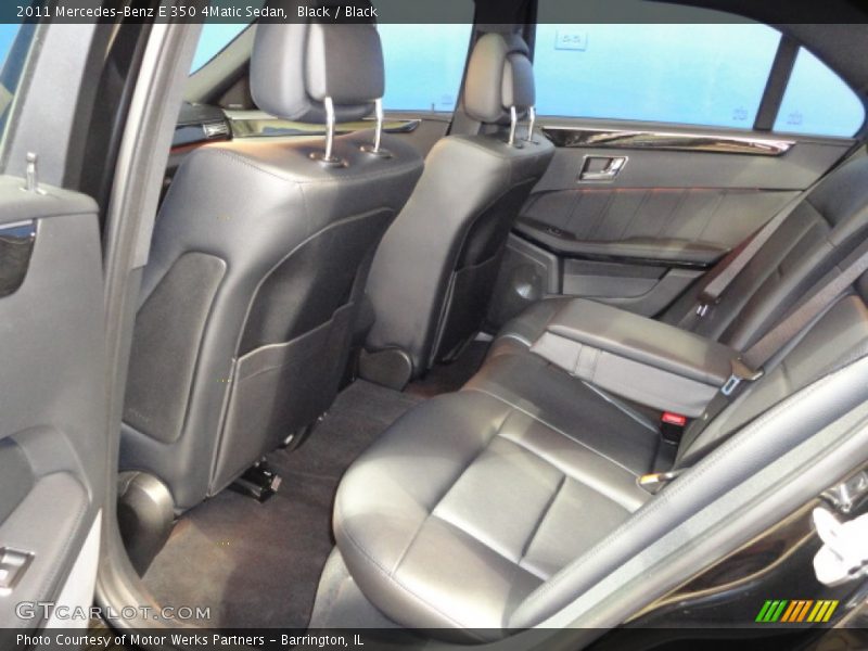 Black / Black 2011 Mercedes-Benz E 350 4Matic Sedan