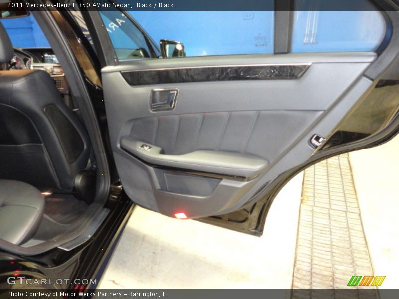 Black / Black 2011 Mercedes-Benz E 350 4Matic Sedan