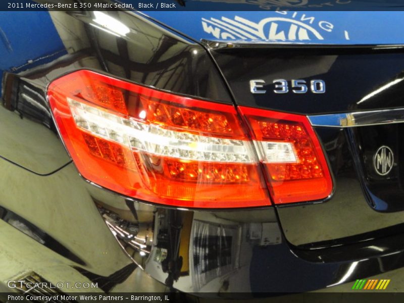 Black / Black 2011 Mercedes-Benz E 350 4Matic Sedan