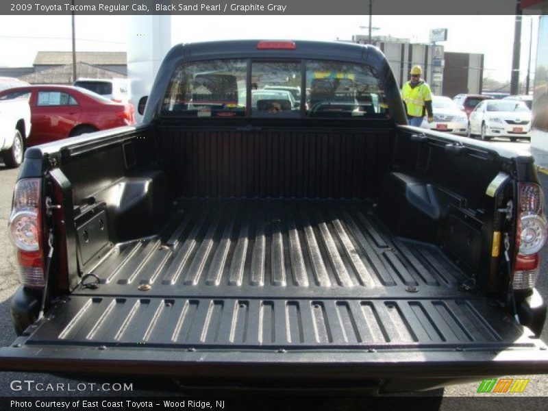Black Sand Pearl / Graphite Gray 2009 Toyota Tacoma Regular Cab