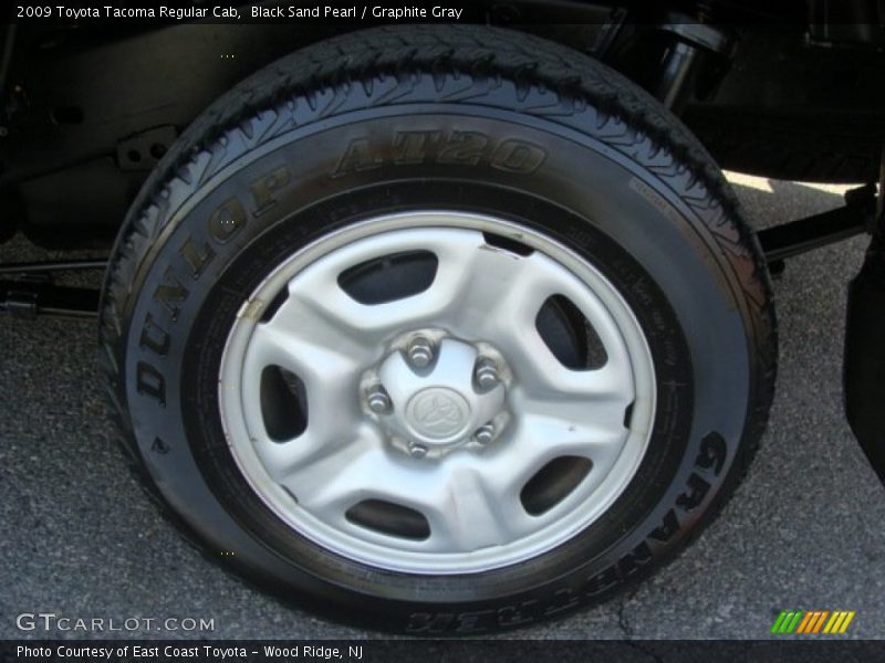Black Sand Pearl / Graphite Gray 2009 Toyota Tacoma Regular Cab