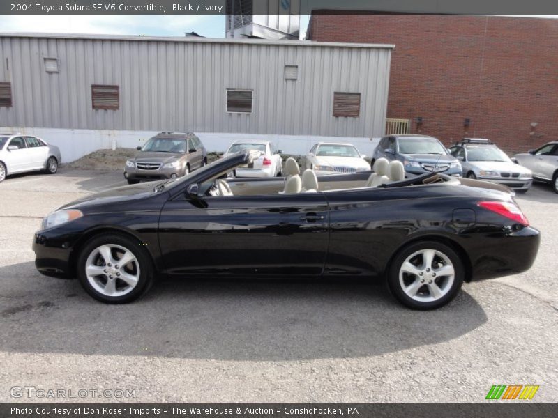 Black / Ivory 2004 Toyota Solara SE V6 Convertible