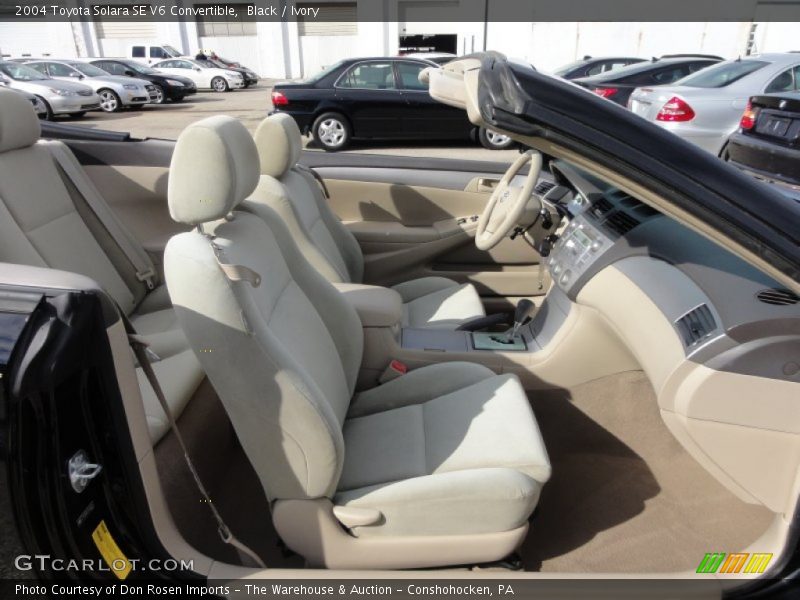 Black / Ivory 2004 Toyota Solara SE V6 Convertible