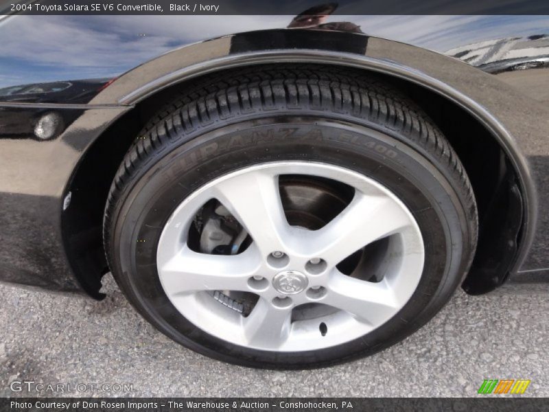 Black / Ivory 2004 Toyota Solara SE V6 Convertible