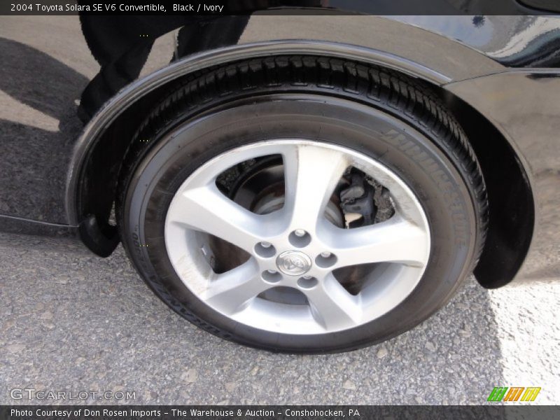 Black / Ivory 2004 Toyota Solara SE V6 Convertible