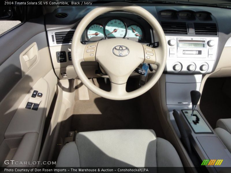 Black / Ivory 2004 Toyota Solara SE V6 Convertible