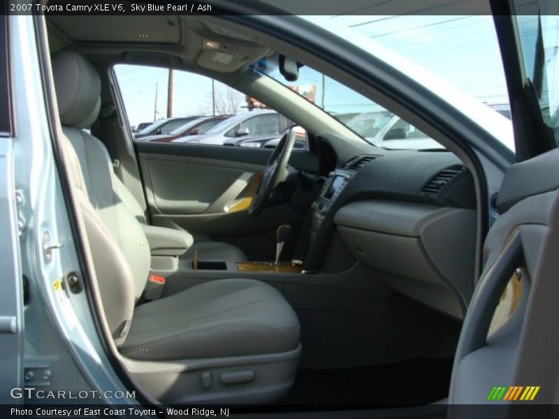 Sky Blue Pearl / Ash 2007 Toyota Camry XLE V6