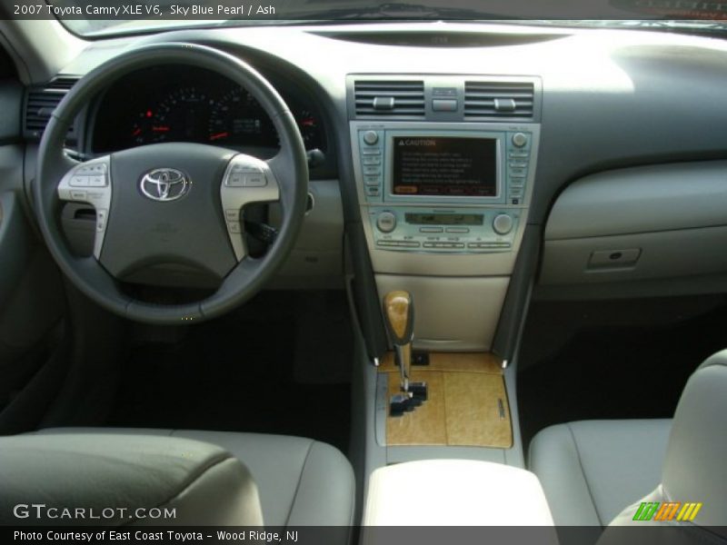 Sky Blue Pearl / Ash 2007 Toyota Camry XLE V6