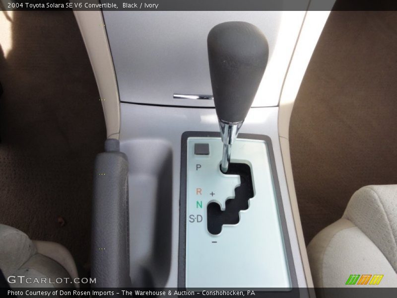Black / Ivory 2004 Toyota Solara SE V6 Convertible
