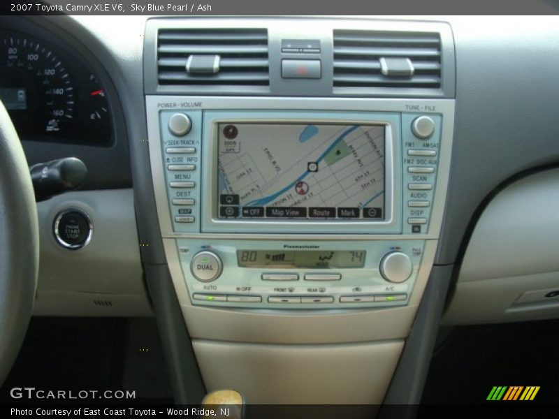 Sky Blue Pearl / Ash 2007 Toyota Camry XLE V6