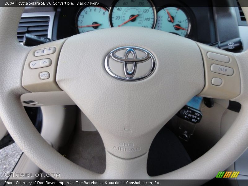 Black / Ivory 2004 Toyota Solara SE V6 Convertible