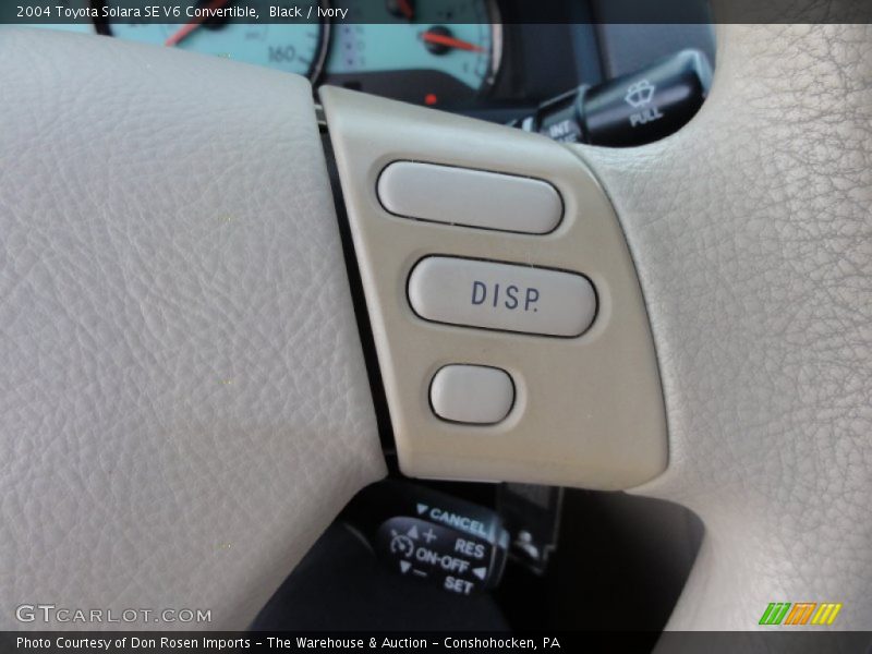 Black / Ivory 2004 Toyota Solara SE V6 Convertible