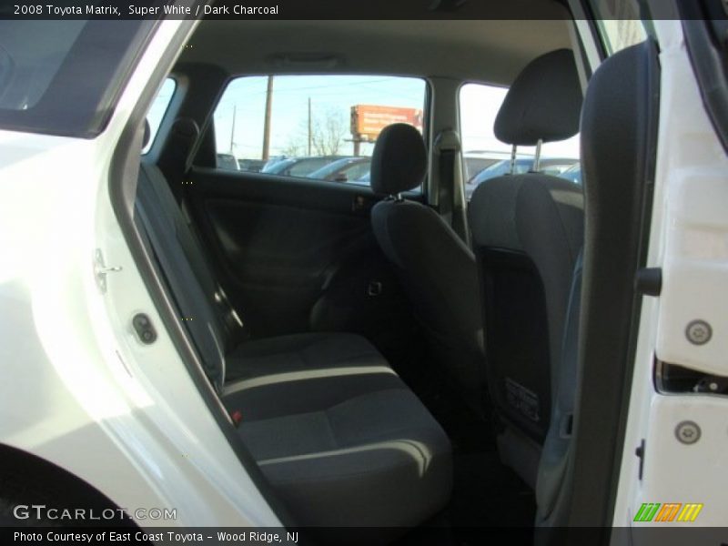 Super White / Dark Charcoal 2008 Toyota Matrix