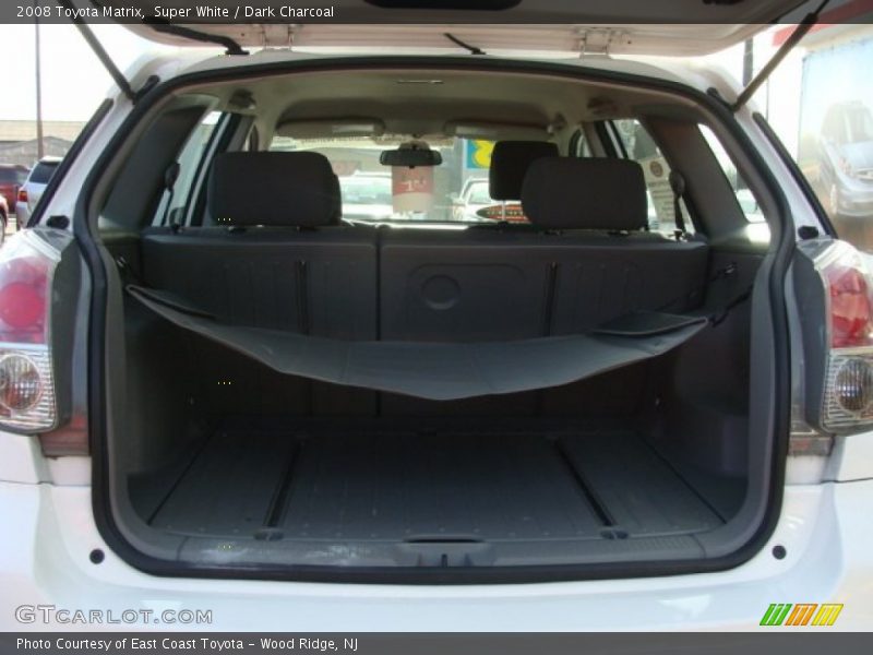 Super White / Dark Charcoal 2008 Toyota Matrix