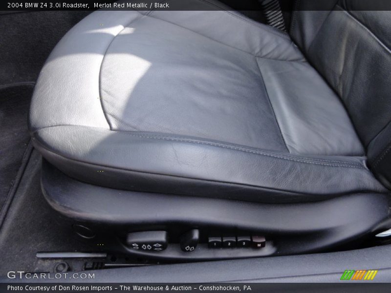 Merlot Red Metallic / Black 2004 BMW Z4 3.0i Roadster