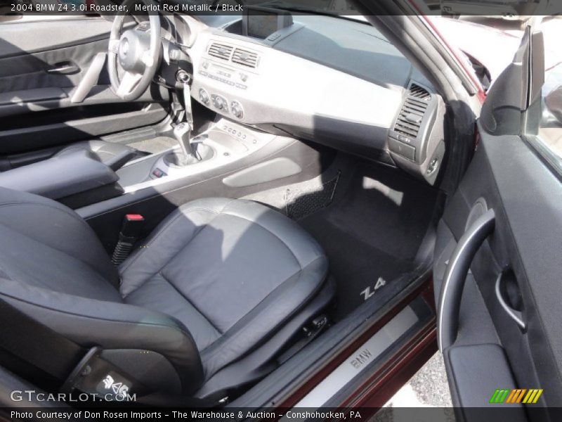 Merlot Red Metallic / Black 2004 BMW Z4 3.0i Roadster