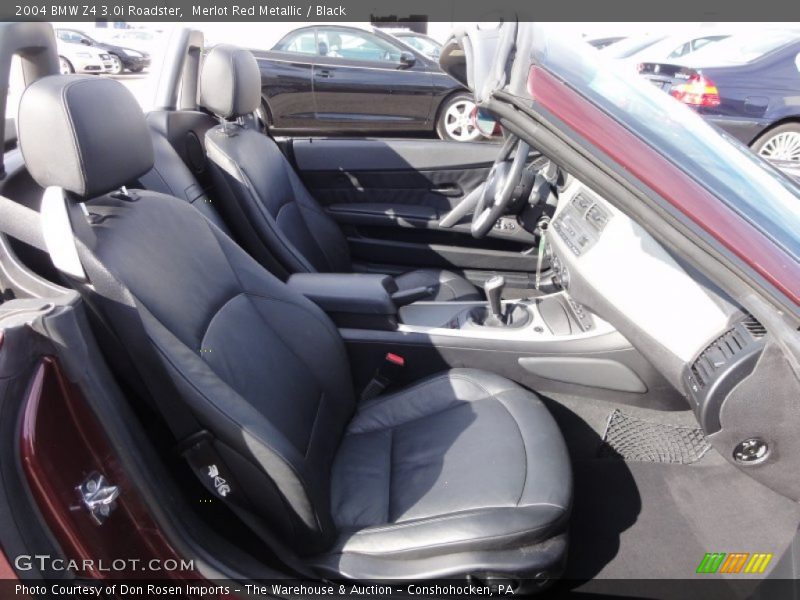 Merlot Red Metallic / Black 2004 BMW Z4 3.0i Roadster