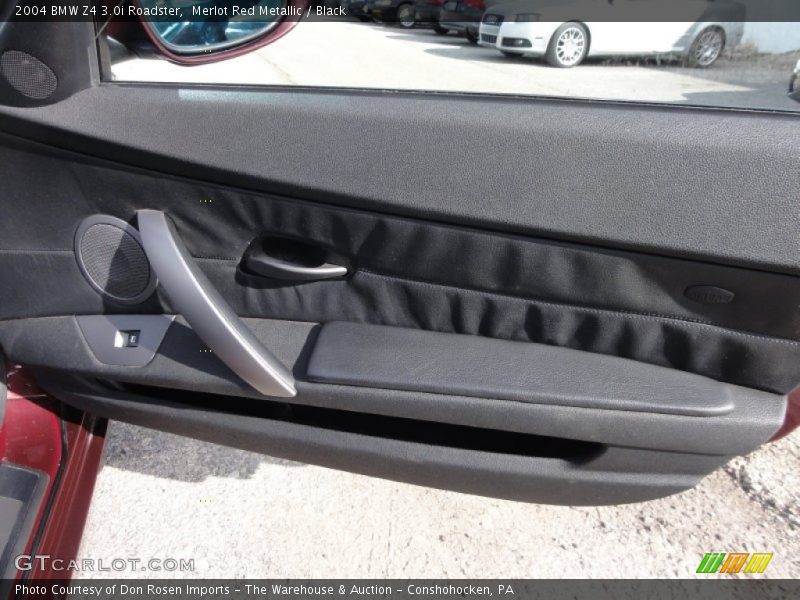 Merlot Red Metallic / Black 2004 BMW Z4 3.0i Roadster