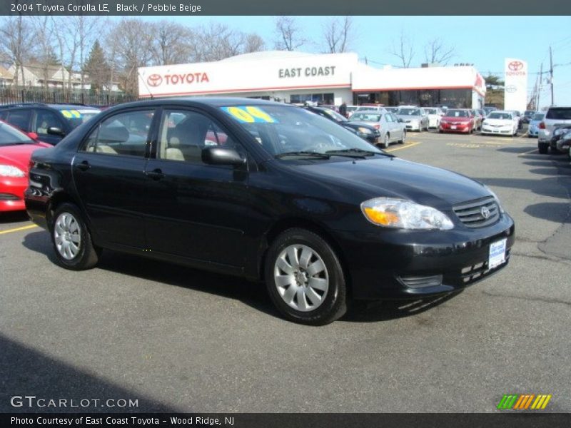 Black / Pebble Beige 2004 Toyota Corolla LE