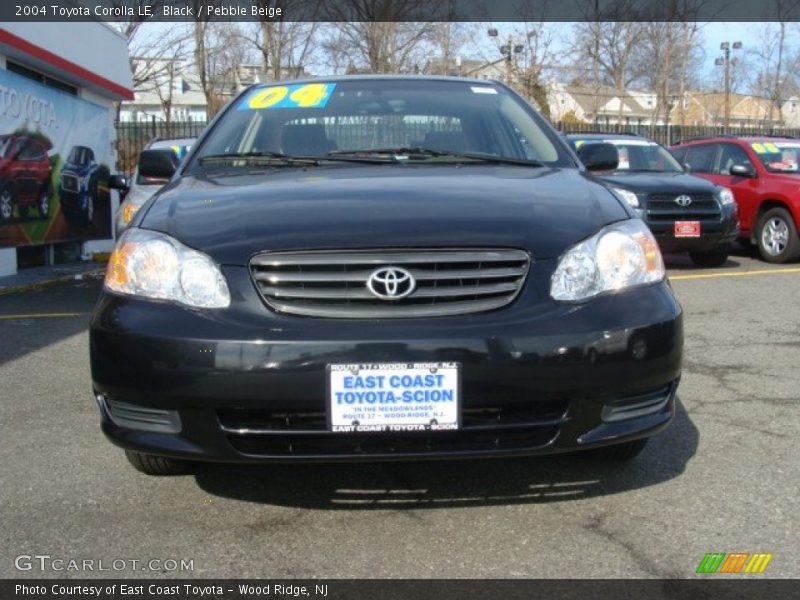 Black / Pebble Beige 2004 Toyota Corolla LE