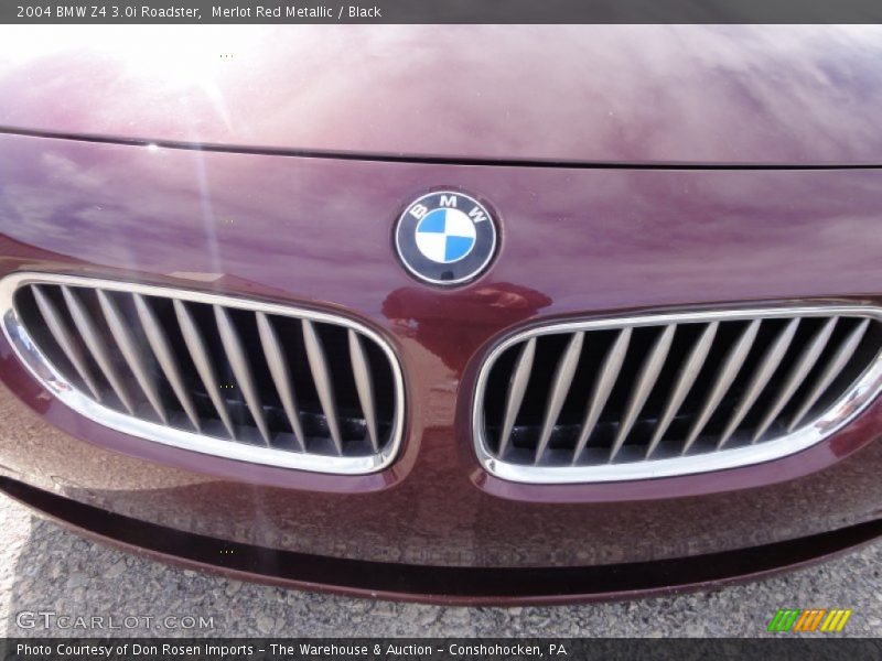 Merlot Red Metallic / Black 2004 BMW Z4 3.0i Roadster