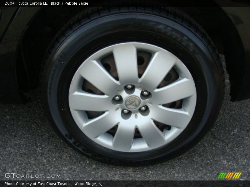 Black / Pebble Beige 2004 Toyota Corolla LE