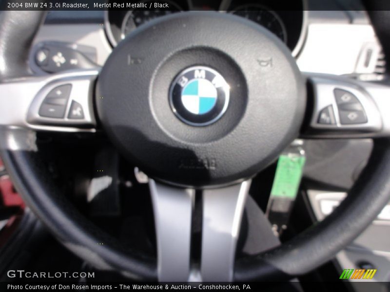 Merlot Red Metallic / Black 2004 BMW Z4 3.0i Roadster