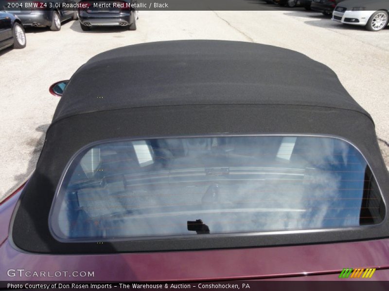 Merlot Red Metallic / Black 2004 BMW Z4 3.0i Roadster