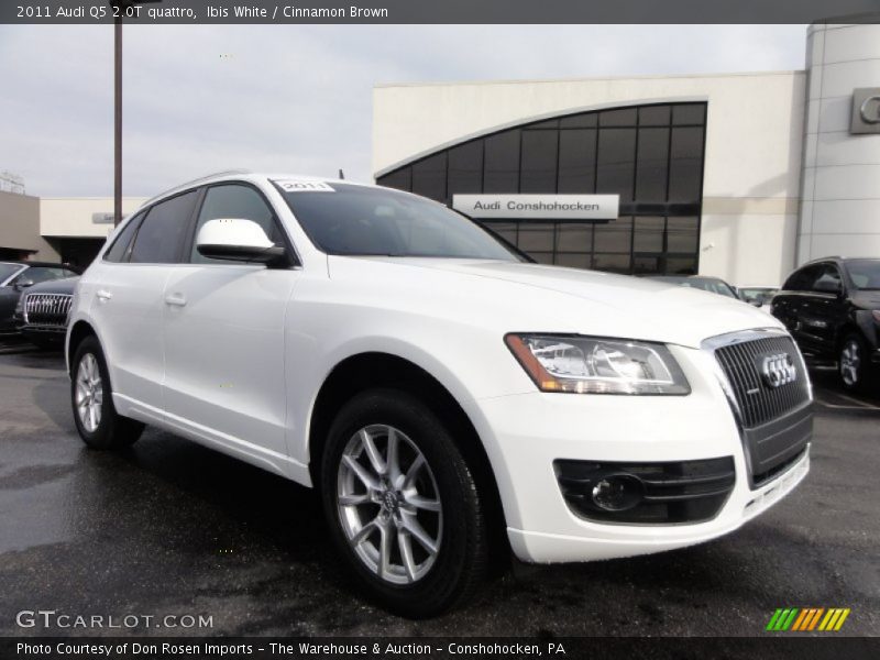 Ibis White / Cinnamon Brown 2011 Audi Q5 2.0T quattro