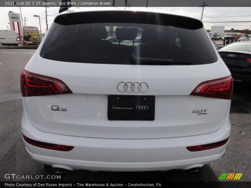 Ibis White / Cinnamon Brown 2011 Audi Q5 2.0T quattro