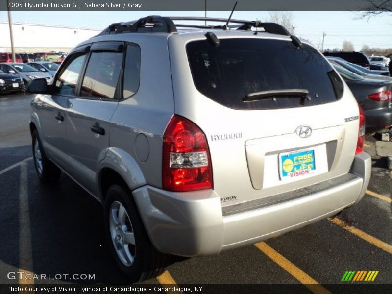 Sahara Silver / Gray 2005 Hyundai Tucson GL