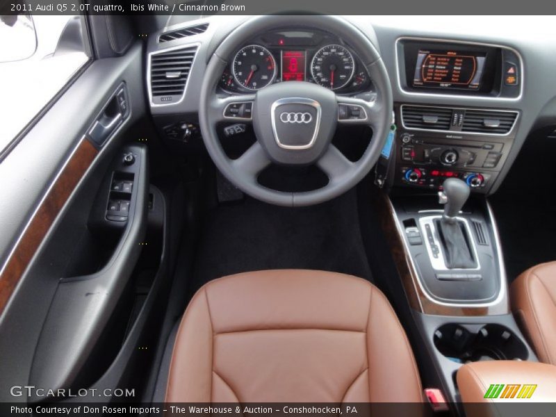 Ibis White / Cinnamon Brown 2011 Audi Q5 2.0T quattro