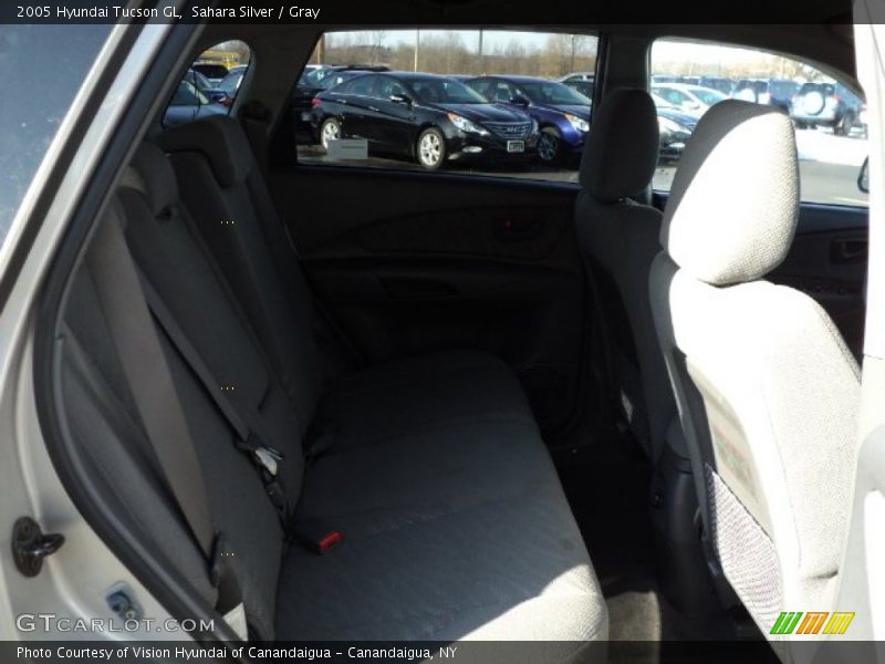 Sahara Silver / Gray 2005 Hyundai Tucson GL