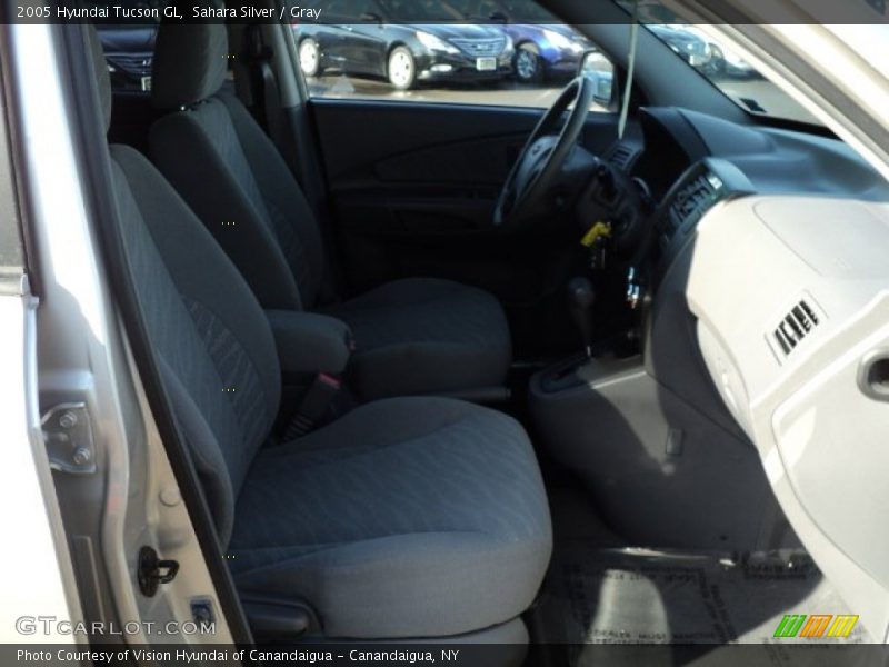 Sahara Silver / Gray 2005 Hyundai Tucson GL