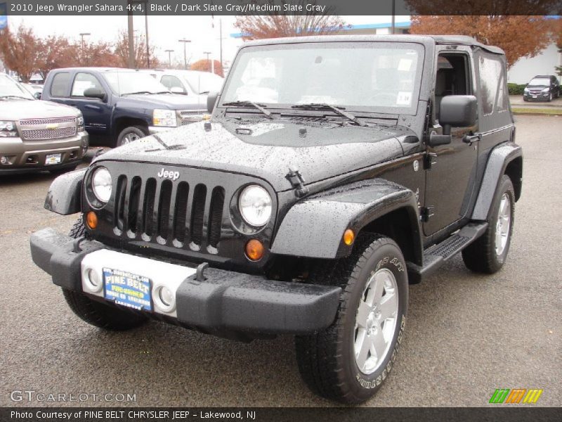 Black / Dark Slate Gray/Medium Slate Gray 2010 Jeep Wrangler Sahara 4x4