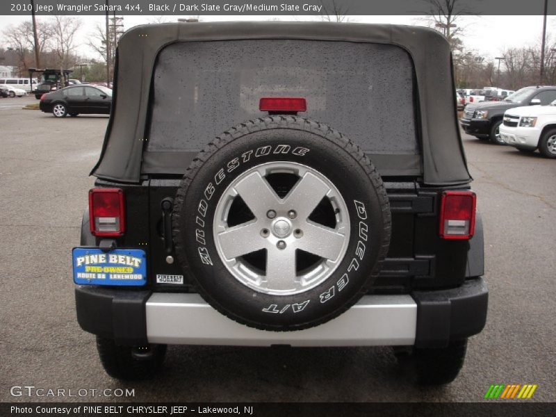 Black / Dark Slate Gray/Medium Slate Gray 2010 Jeep Wrangler Sahara 4x4