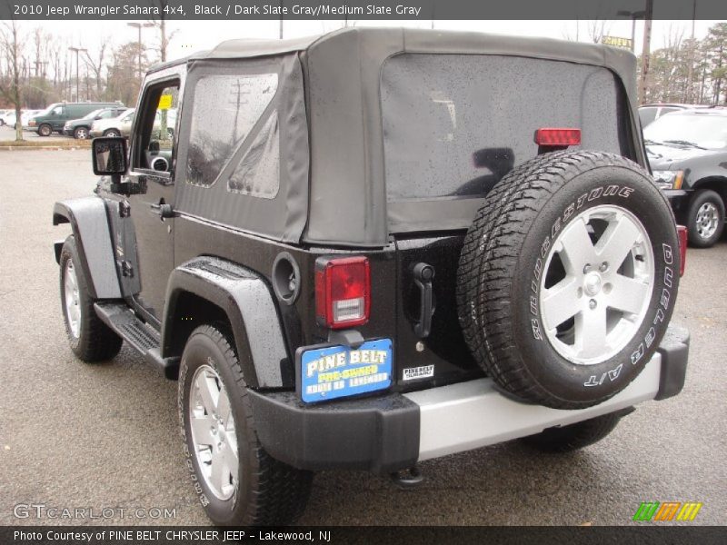 Black / Dark Slate Gray/Medium Slate Gray 2010 Jeep Wrangler Sahara 4x4