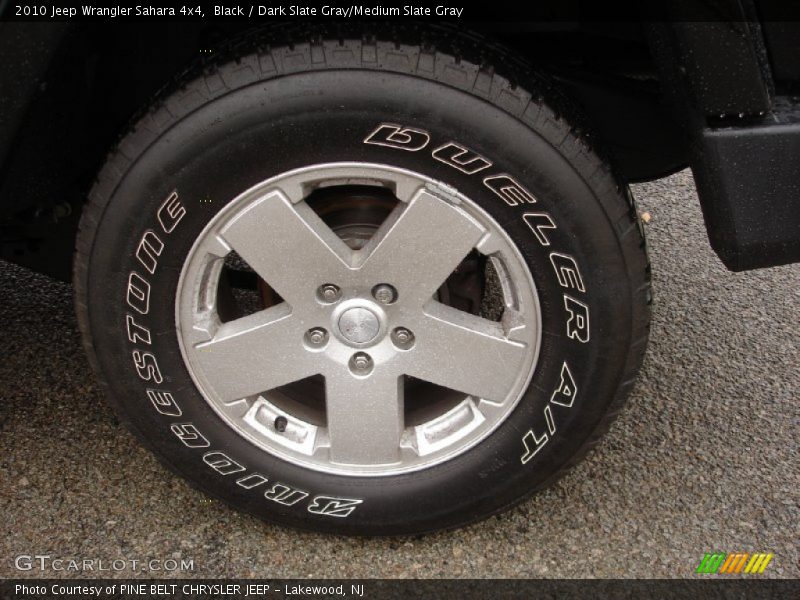 Black / Dark Slate Gray/Medium Slate Gray 2010 Jeep Wrangler Sahara 4x4