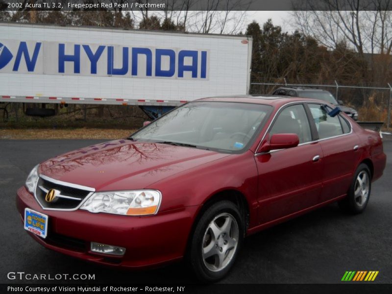 Firepepper Red Pearl / Parchment 2002 Acura TL 3.2
